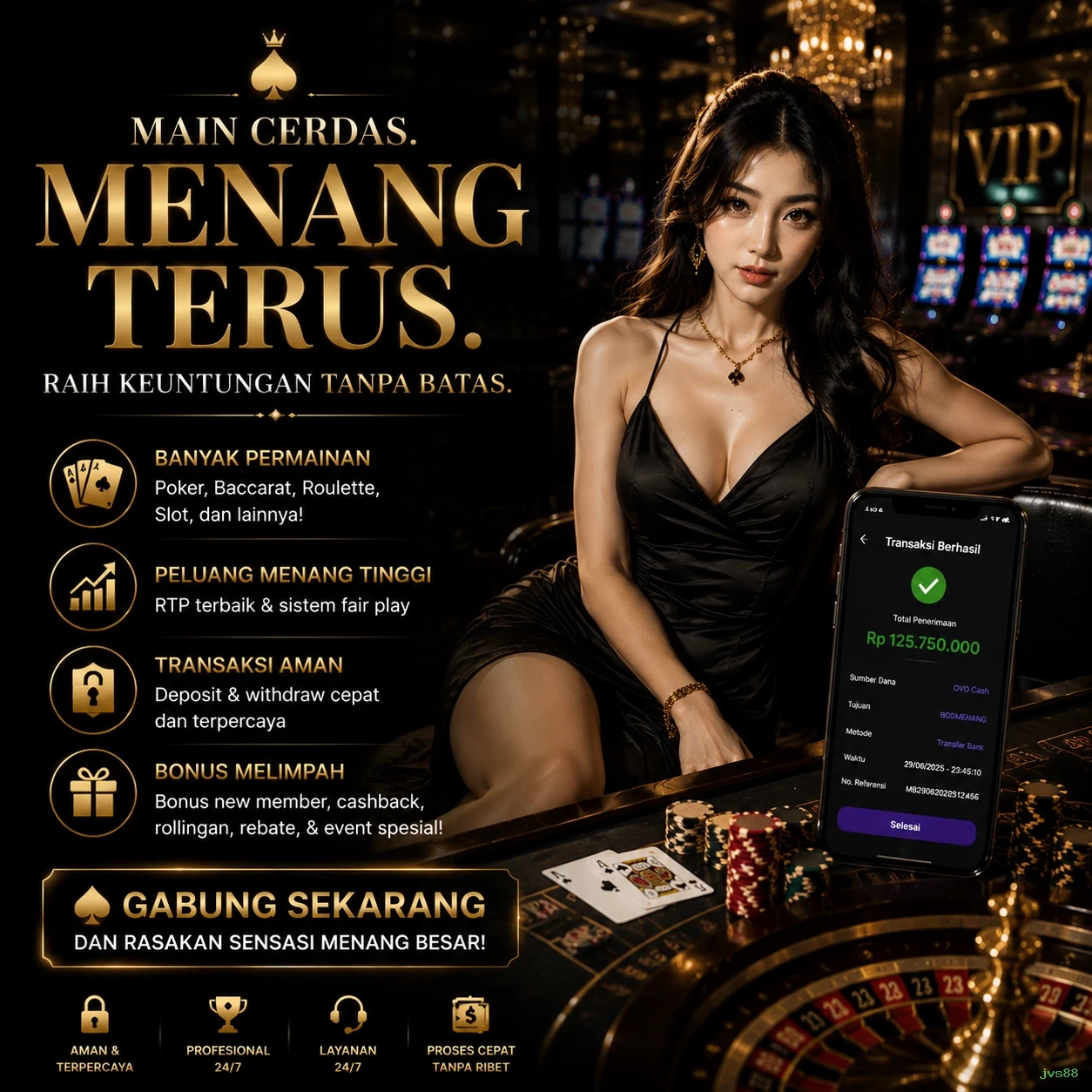 Ikon aplikasi jvs88 resmi